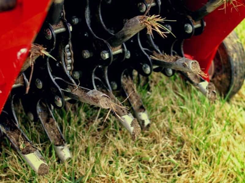 lawn aeration before winter Colonial Lawn & Garden