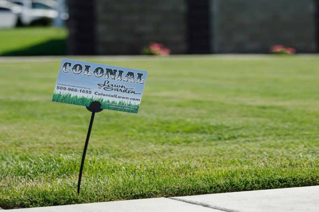Colonial Lawn & Garden for your seasonal lawn treatment